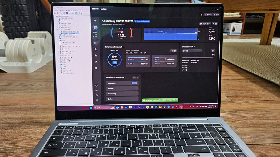[S급풀박스] 갤럭시북4 울트라 NT960XGL-X92A Ultra9 RTX4070 총 3TB(990PRO 2TB) 이미지
