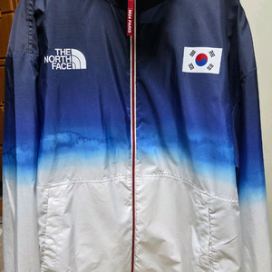 노스페이스 팀코리아 레스턴 자켓 파리올림픽 바람막이 XL 이미지