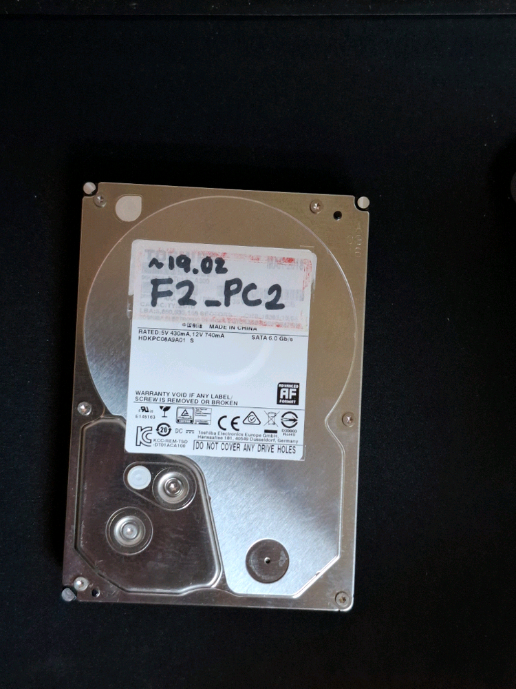 컴퓨터 저장장치 TOSHIBA HDD 3TB(3.5인치) 이미지