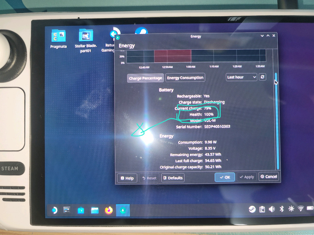 스팀덱 OLED 2테라 화이트 스킨 악세 겜 풀세트 SteamDeck 2TB 이미지