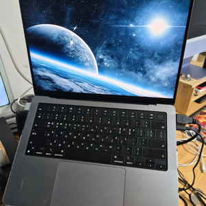 M1 pro 14인치로 M4 맥북 에어 교환 이미지