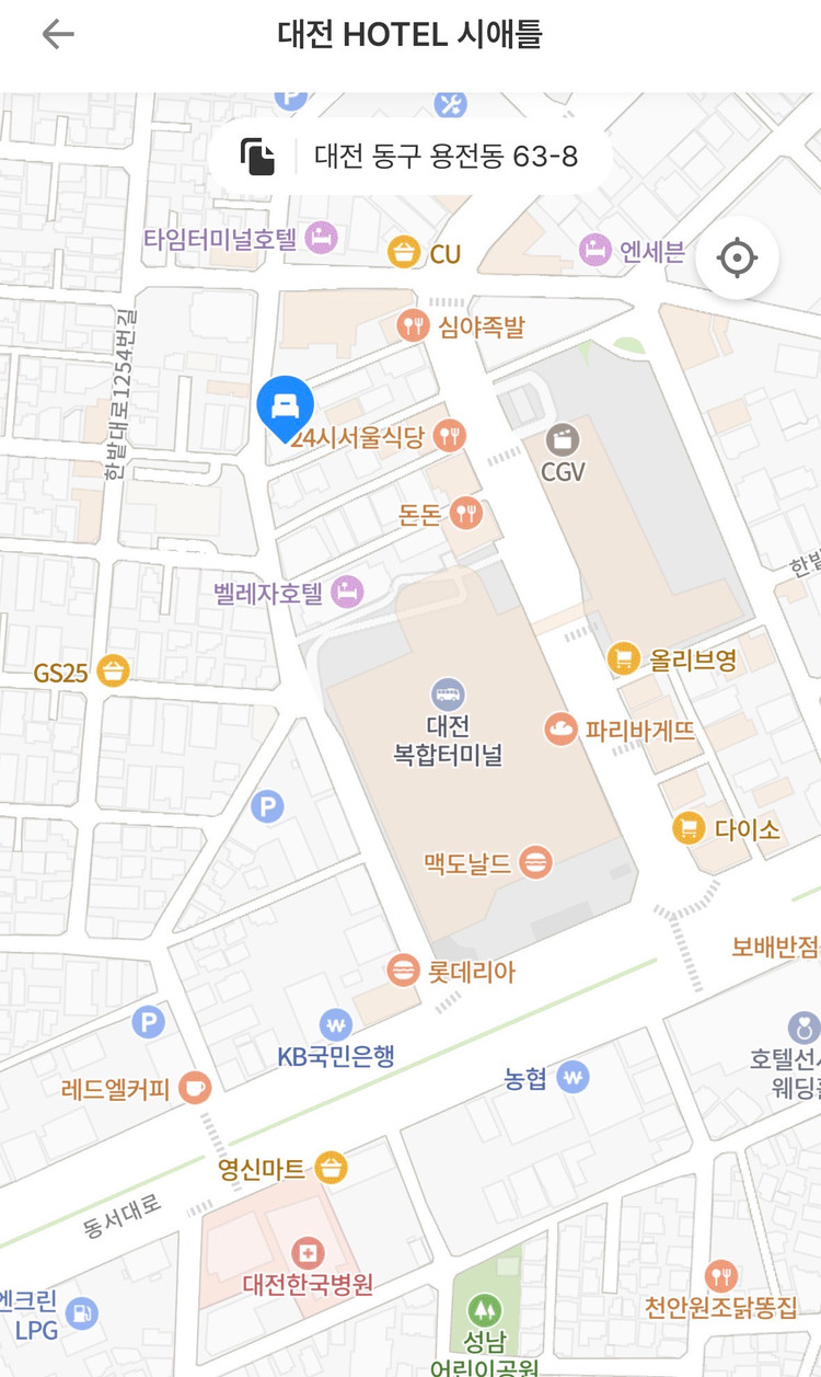 대전 터미널 근처 5/30 호텔 시애틀 숙박 이미지