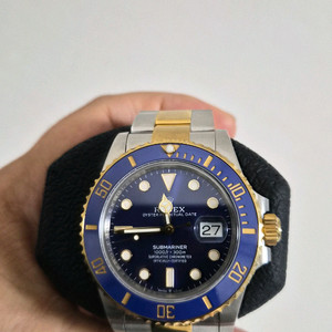 vs 서브마리너 청콤41mm 이미지