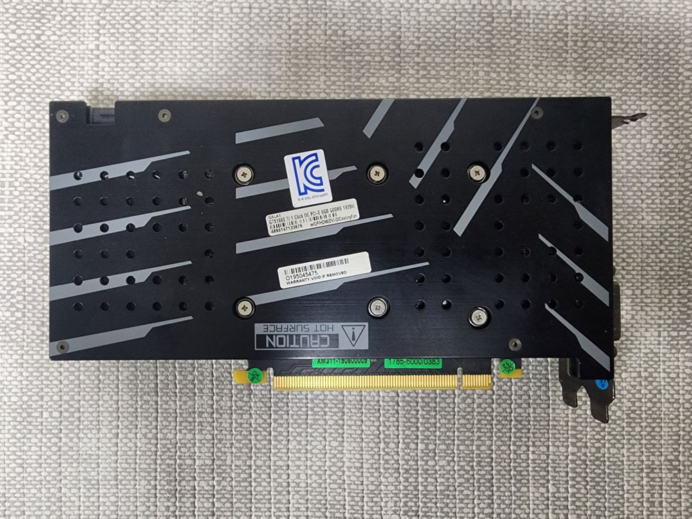 그래픽카드 GALAX GEFORCE GTX 1660 Ti 6GB 컨디션 좋습니다. 이미지