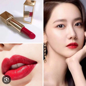 에스티로더 estee lauder 한정판 퓨어 컬러 엔비 립스틱 340 엔비어스 웜톤 쿨톤 레드 소녀시대 윤아 이미지