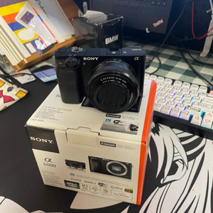 소니 A6000 블랙 미러리스 카메라 팝니다 이미지