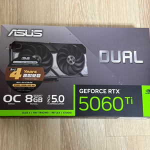 ASUS RTX 5060Ti OC 8GB 미개봉 새상품 이미지