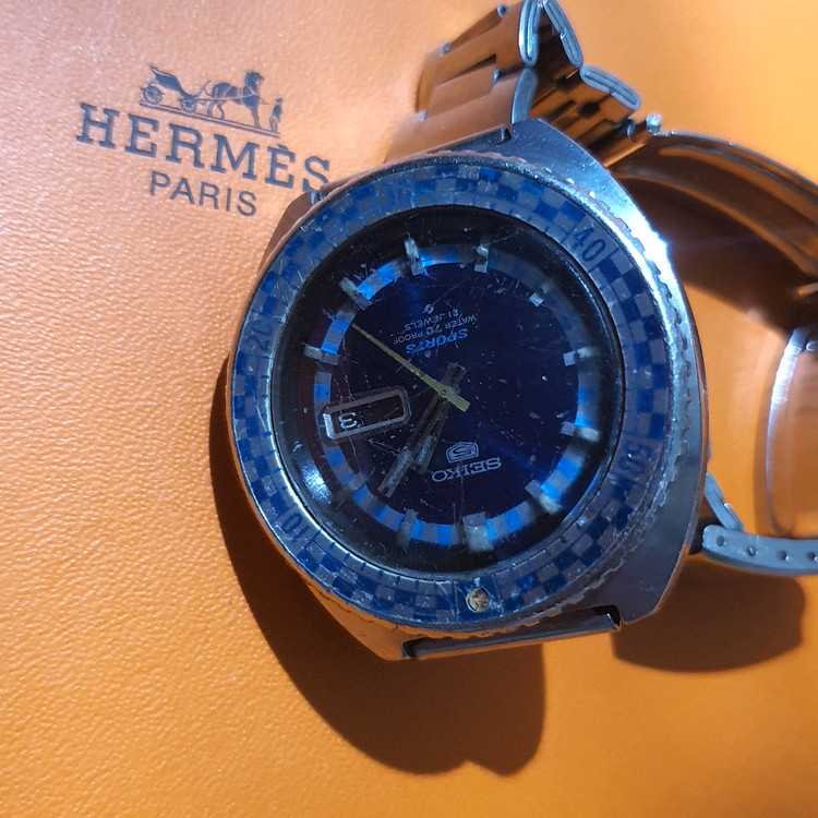 1969 Seiko 5 Sports Automatic (Ref. 6119-8300) Blue Dia세이코 5 스포츠 이미지