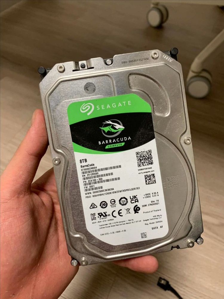 8tb hdd 하드디스크 이미지