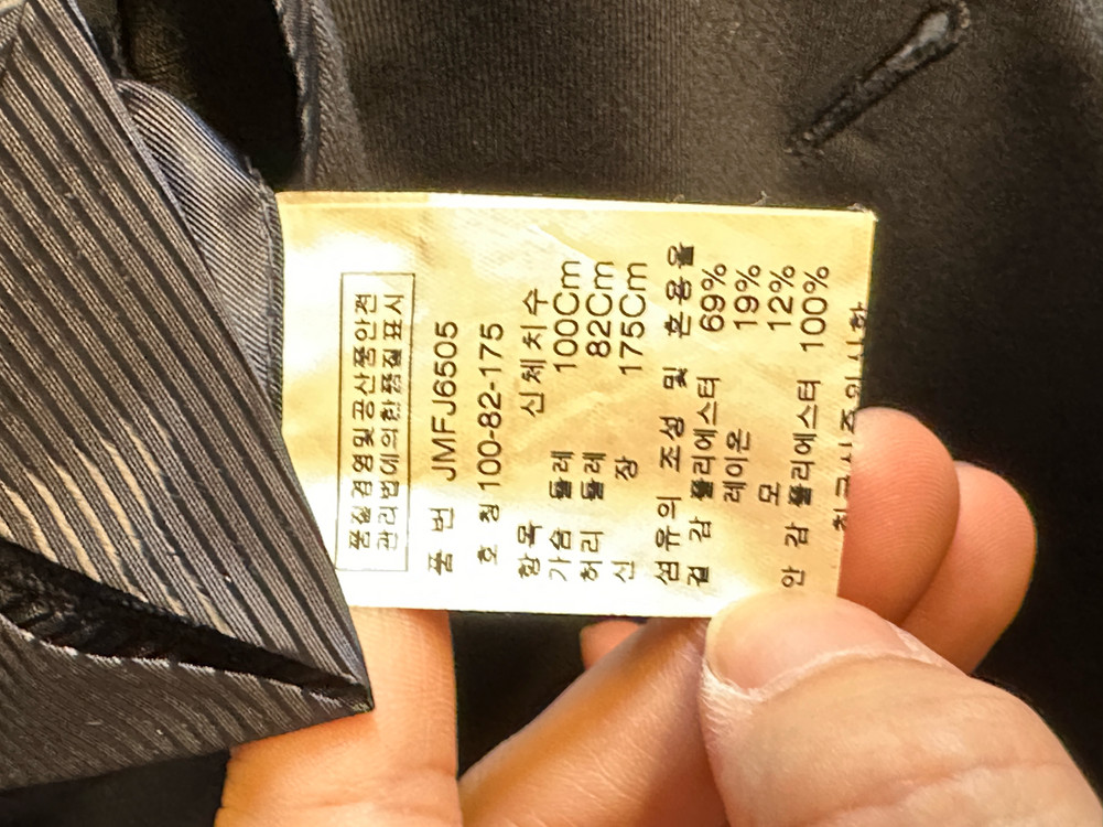 네이비 정장 세트 이미지