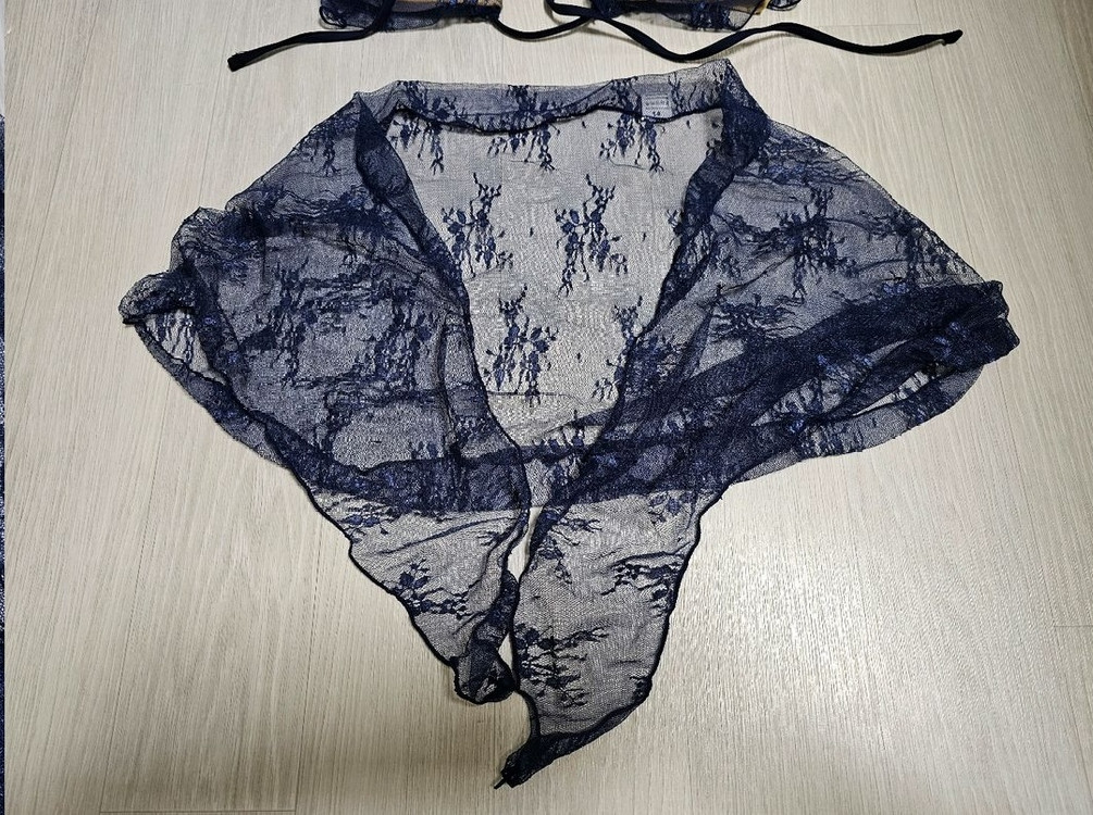 비치팜 반시 플라워 시스루 3피스 비키니 수영복 (새상품) 이미지