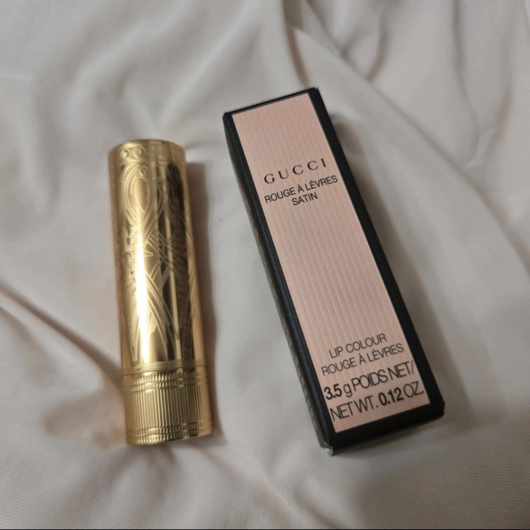 구찌 gucci 루즈 레브르 새틴 219 메리 모브 새상품 선물용 뉴트럴 누드톤 핑크 y2k 립스틱 이미지