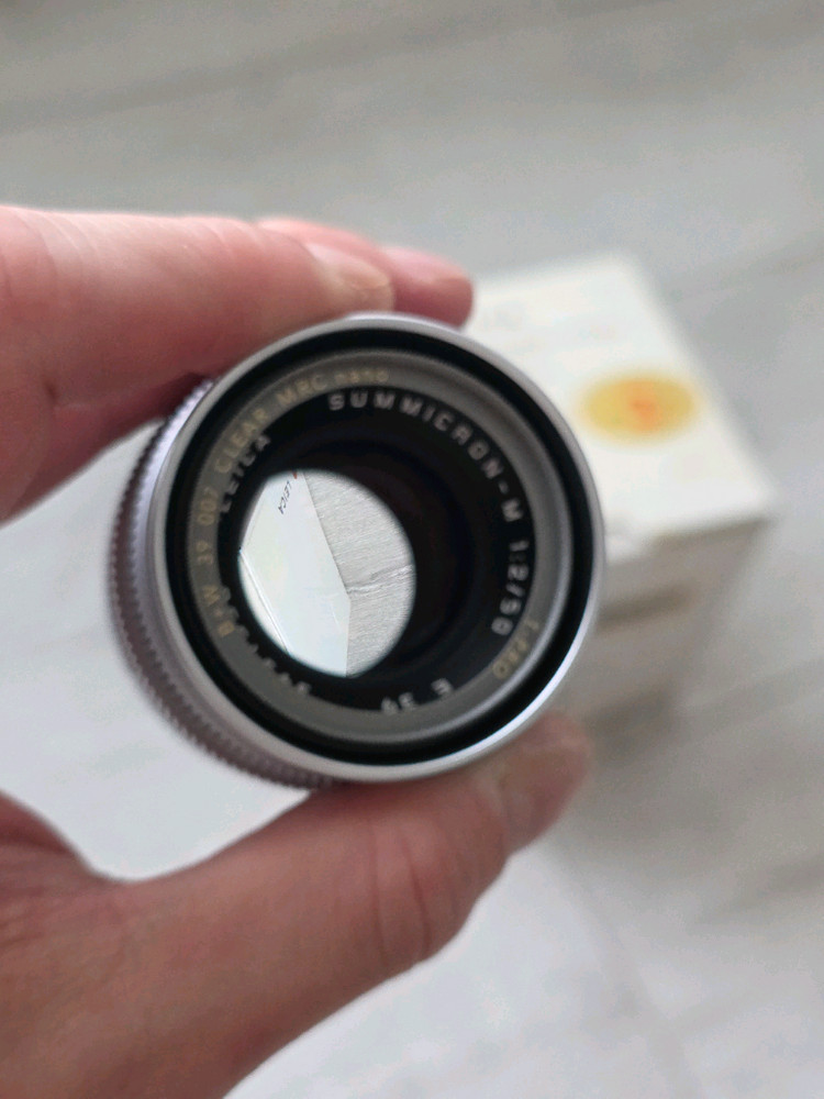 라이카 m7 후기형 (35시리얼) + 주미크론 50mm 현행 (6 bit) 실버 이미지