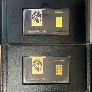 표준금거래소 골드바 반돈 두개 이미지