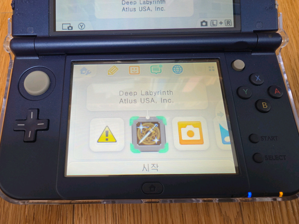 닌텐도 new 3ds xl 네이비 색상(순정펌) 이미지