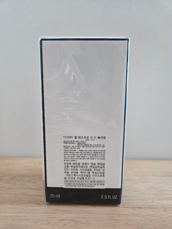 벨 레스피로 오 드 빠르펭(75ml)122080 새제품 팝니다. 이미지