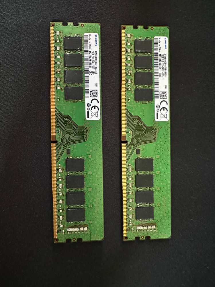 데스크탑용 메모리 램 삼성 DDR4 2400 16GB 이미지