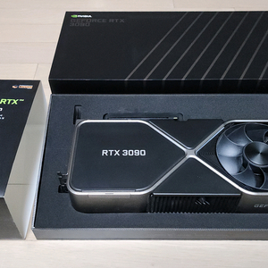 엔비디아 지포스 RTX 3090 FE 파운더스 에디션 GPU 그래픽카드 풀박스 이미지