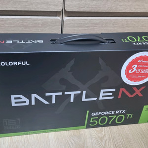[미개봉] 컬러풀 지포스 RTX 5070 Ti 토마호크 BATTLE EX D7 16GB 이미지