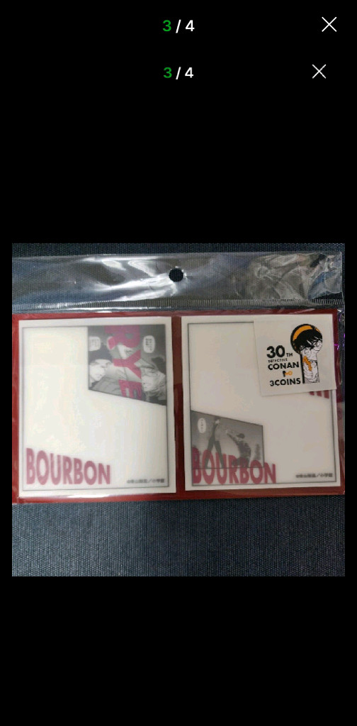 명탐정 코난 30주년 기념 3 Coins 콜라보 스마트폰 케이스 메모지 이미지
