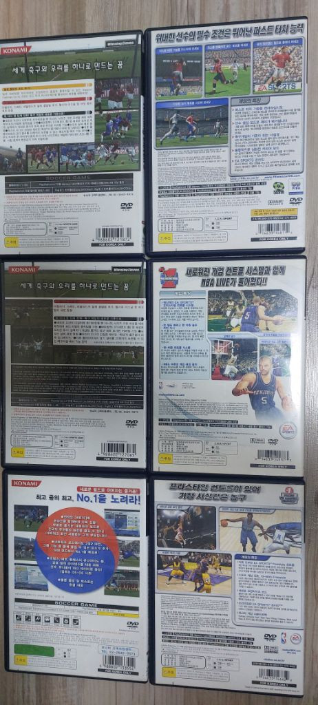 PS2 플스2 스포츠 위닝 FIFA NBA(사진확인요망) 이미지