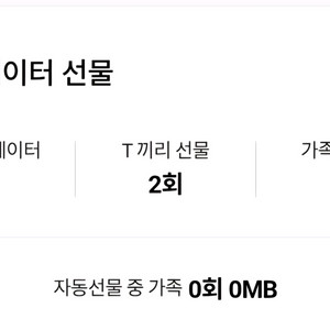 SK 데이터 2기가 팔아요 이미지
