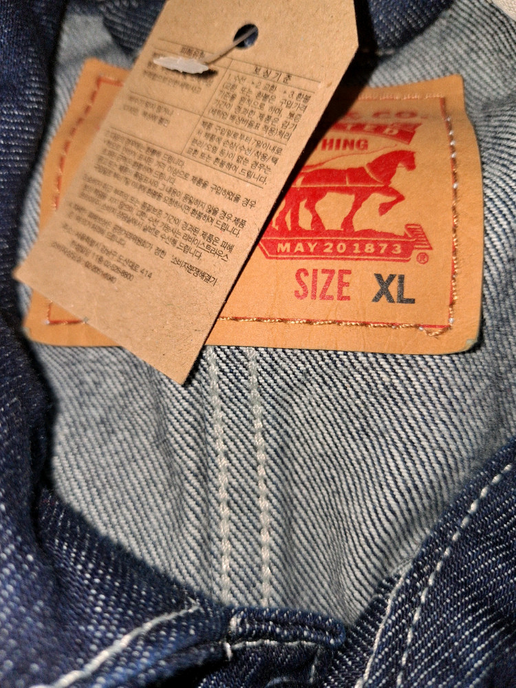 리바이스 자켓 xl 새제품 이미지