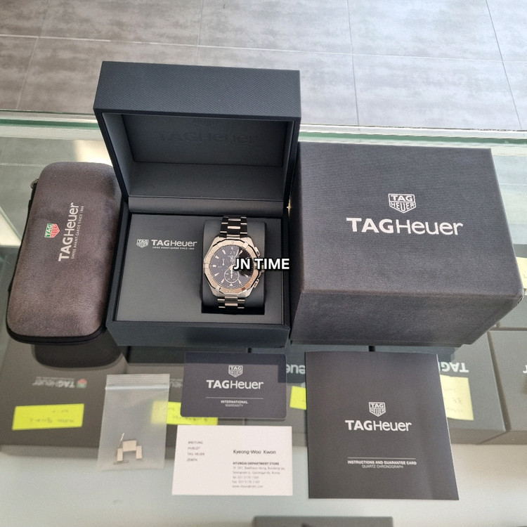 태그호이어 아쿠아레이서 크로노 쿼츠 43mm CAY1110(2020년식) 이미지