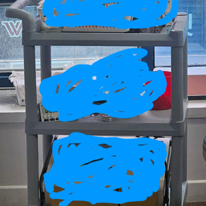 3단 이동식 카트 이미지