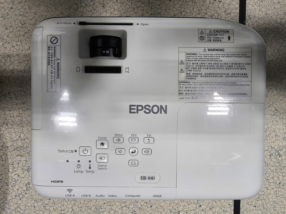 EPSON 엡손 EB-X41 3LCD 빔프로젝터 이미지