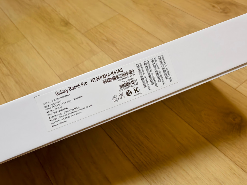 갤럭시북5 프로 16인치 A급 16G 256GB 이미지