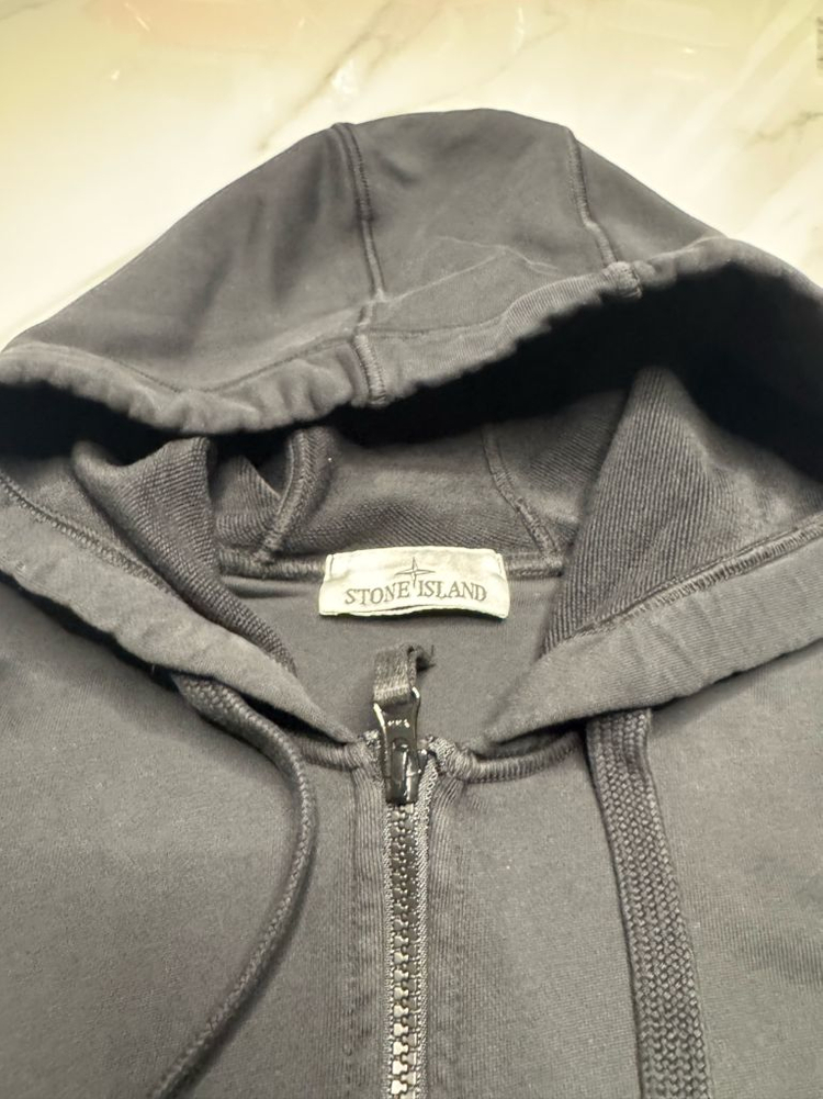 [XL]26SS 스톤아일랜드 블랙 후드집업 이미지