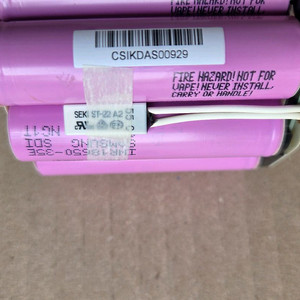 INR 18650 35E 4s2p 배터리팩 이미지