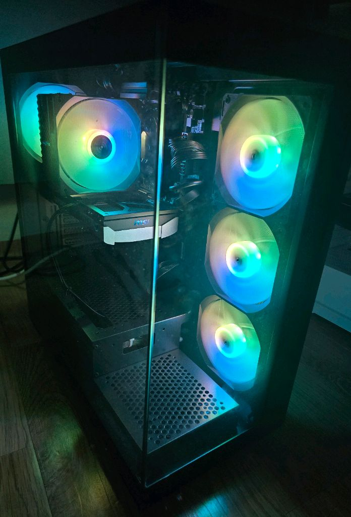 (대전개인)고사양 게이밍 pc 본체 데스크탑 새제품 싸게팝니다.라이젠7500 rtx5060ti 이미지