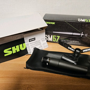 슈어 sm57 마이크 새상품 풀박스 이미지