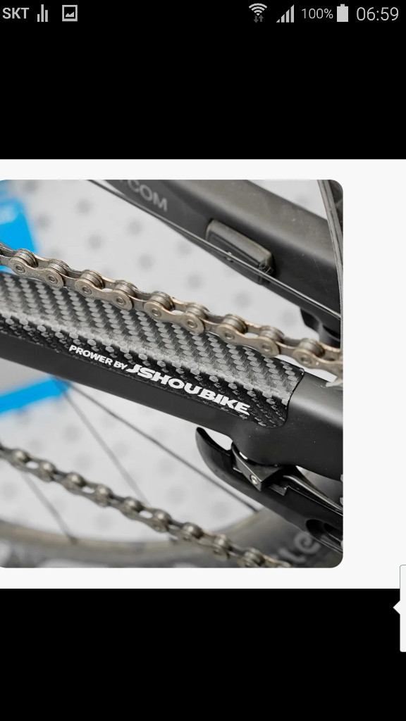 자전거 체인 보호 가드 스티커 스크레치 프레임 MTB 이미지