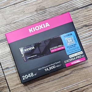 Gen5 M.2 NVMe SSD 키오시아 EXCERIA PRO G2 2TB 이미지