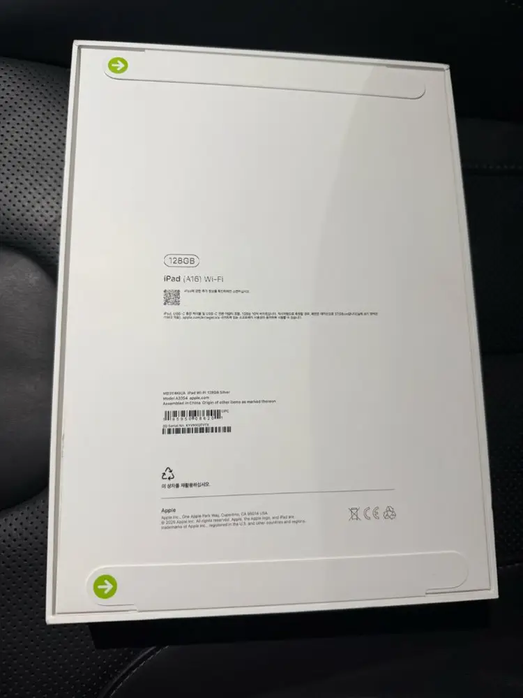아이패드 11세대 A16 실버 128GB 미개봉 이미지