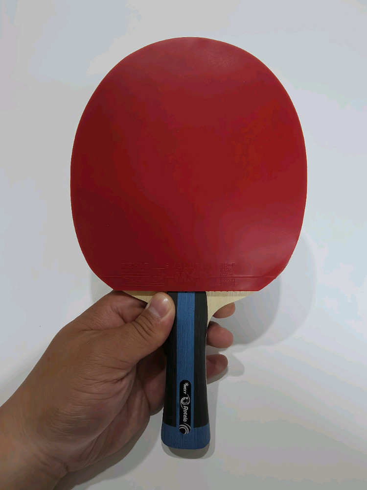 넥시 탁구라켓 로텔라 ROTELA 이너카본 FL그립+MX-K, MX-P 러버 부착 판매(부산) 이미지