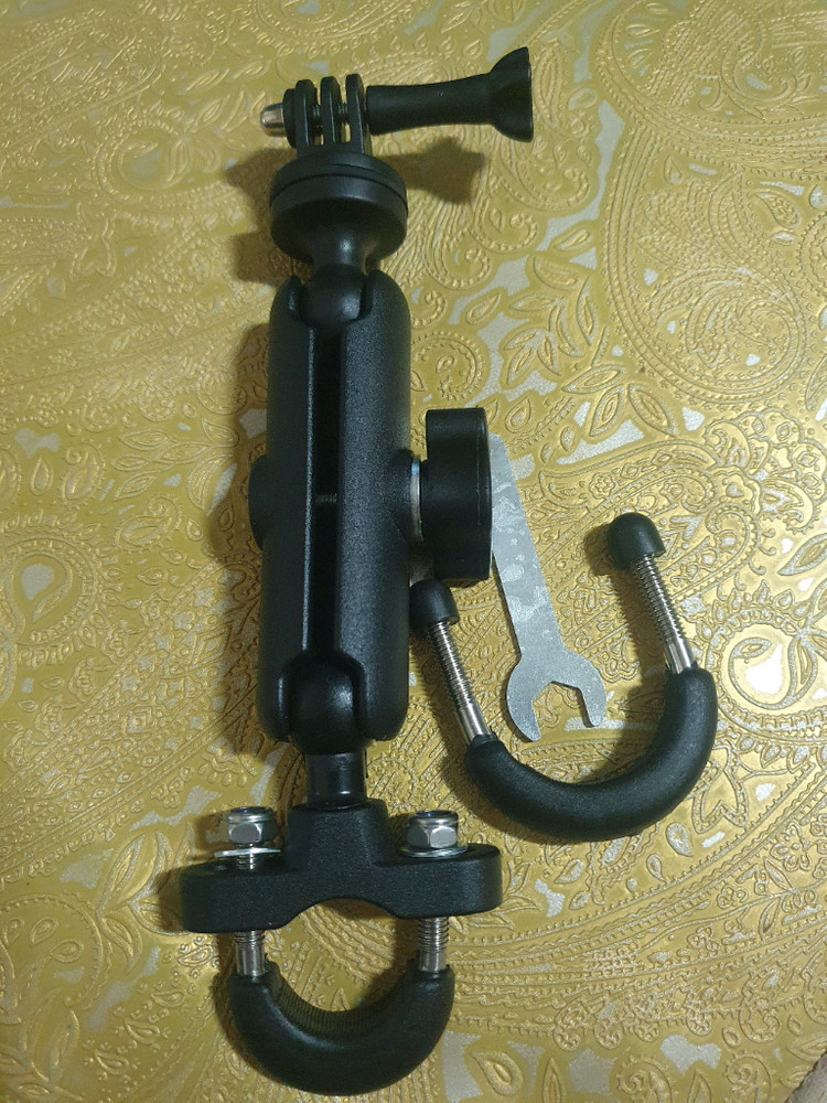 오토바이 전기자전거 핸들 바 폰 자석 거치대 램 마운트 이미지