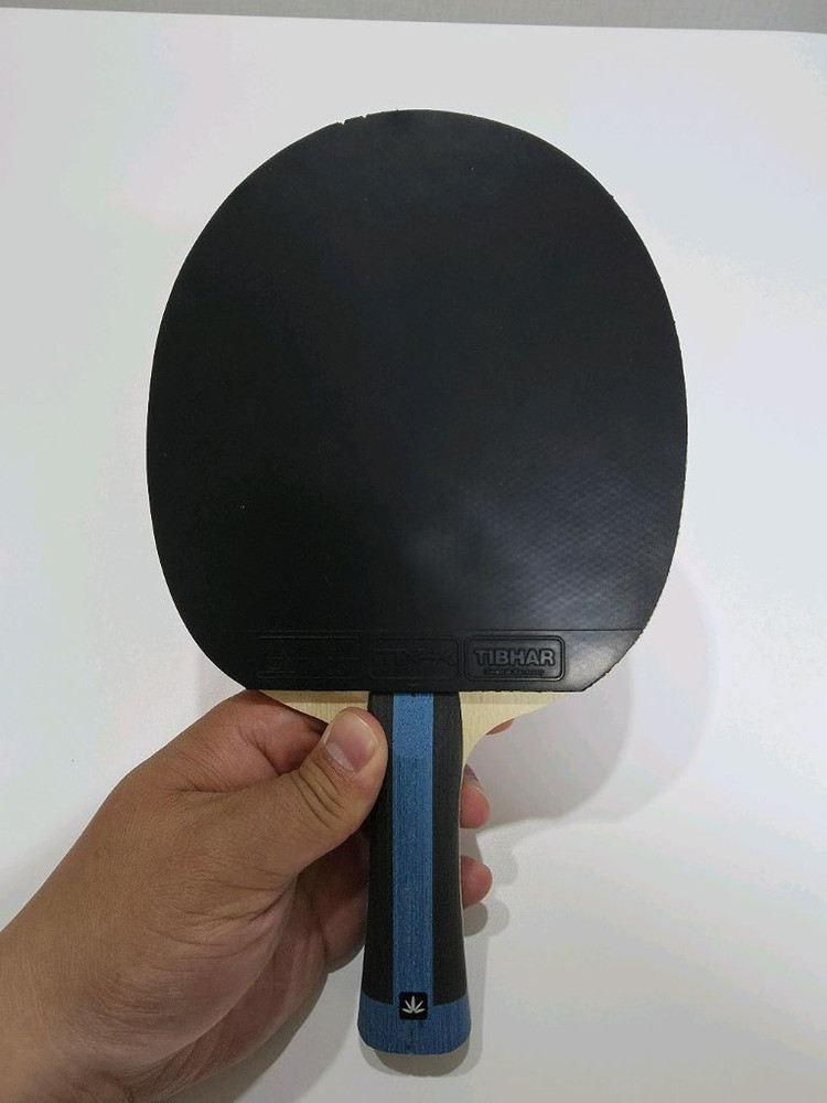 넥시 탁구라켓 로텔라 ROTELA 이너카본 FL그립+MX-K, MX-P 러버 부착 판매(부산) 이미지