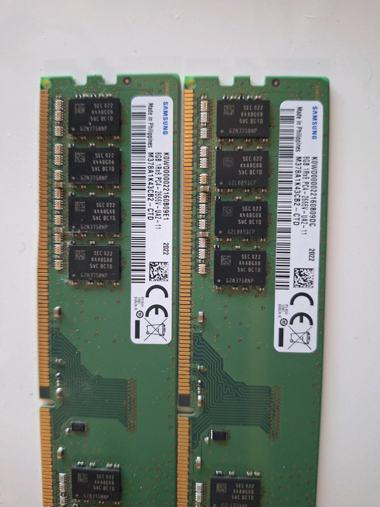 삼성 DDR4 16기가 8기가 메모리 팝니다 이미지