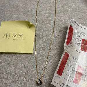 18k부쉐론 콰트로목걸이 50-54cm 이미지