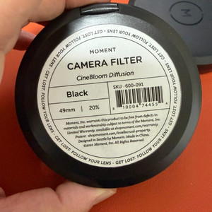 모멘트 시네블룸 20% 49mm 미스트 필터 이미지