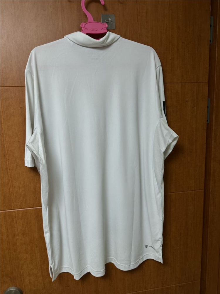 [3XL] 아디다스 클럽 3S 테니스 폴로 셔츠 카라티 화이트 이미지
