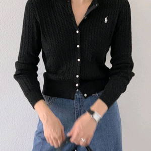 (새상품) 폴로 랄프로렌 걸즈 케이블가디건 이미지