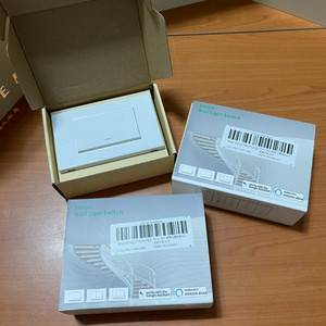 스마트 벽 조명 스위치 Wifi 화이트 2개입 이미지