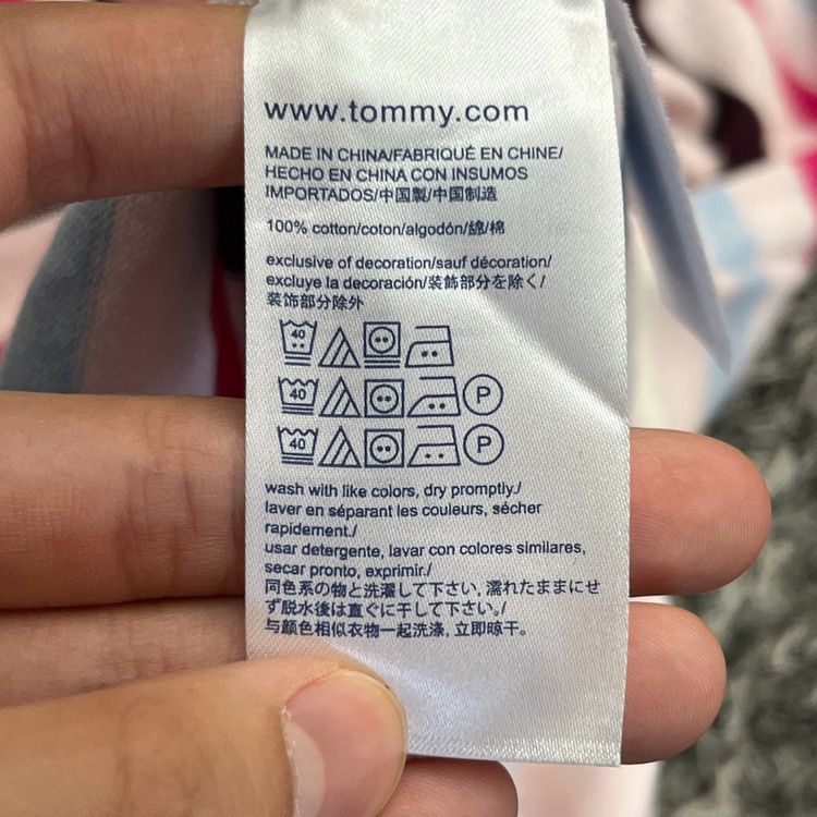 (새)타미힐피거 브이넥 니트 (M) 이미지