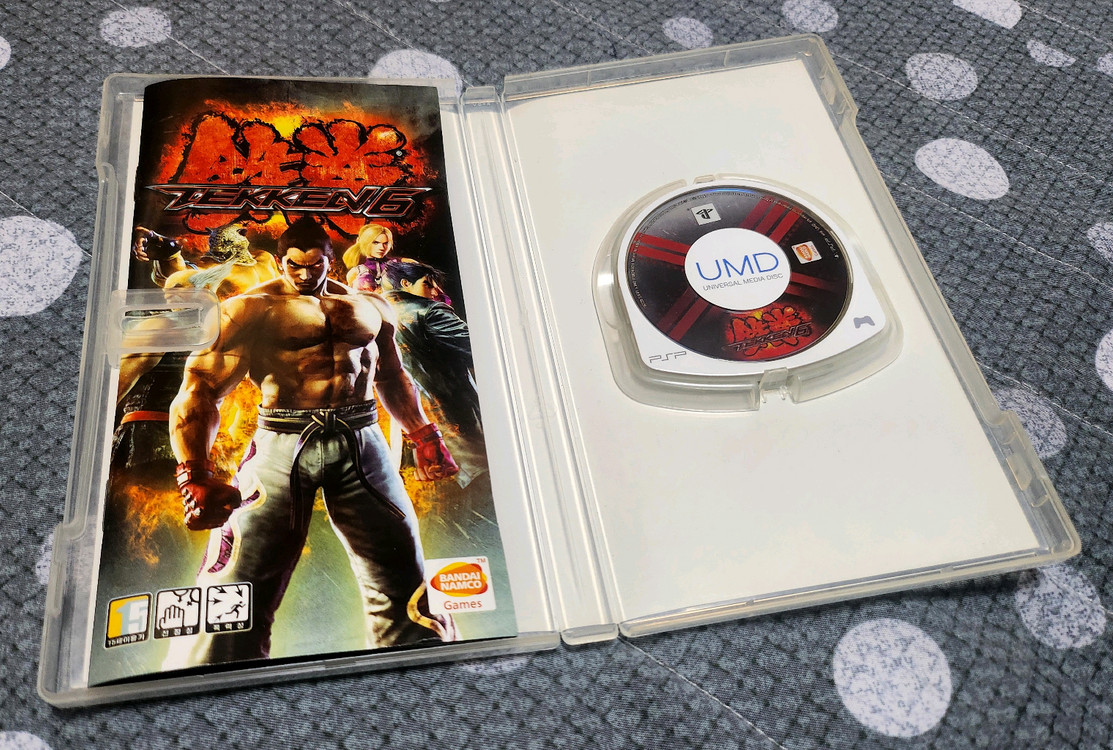 소니 PSP 게임기 그란 투리스모 레이싱 팩 3005버전 블랙 (한국 정식발매) 철권6 포함 / 판매 이미지