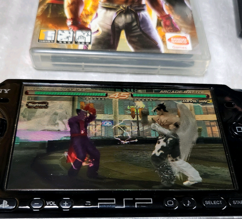 소니 PSP 게임기 그란 투리스모 레이싱 팩 3005버전 블랙 (한국 정식발매) 철권6 포함 / 판매 이미지